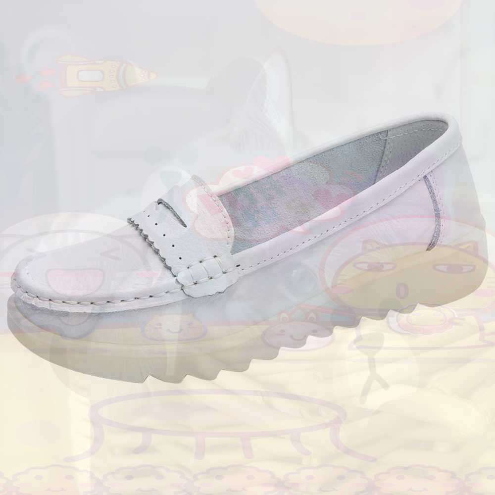 Streetwear Brand Global - Mocassin Rijden Tienersneakers Skateboarden Damesschoenen Zilver