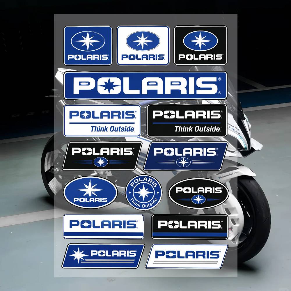 Streetwear Brand Stickers - A-A-P-po-la-ris Streetwear Merk Stickers Set Waterdichte