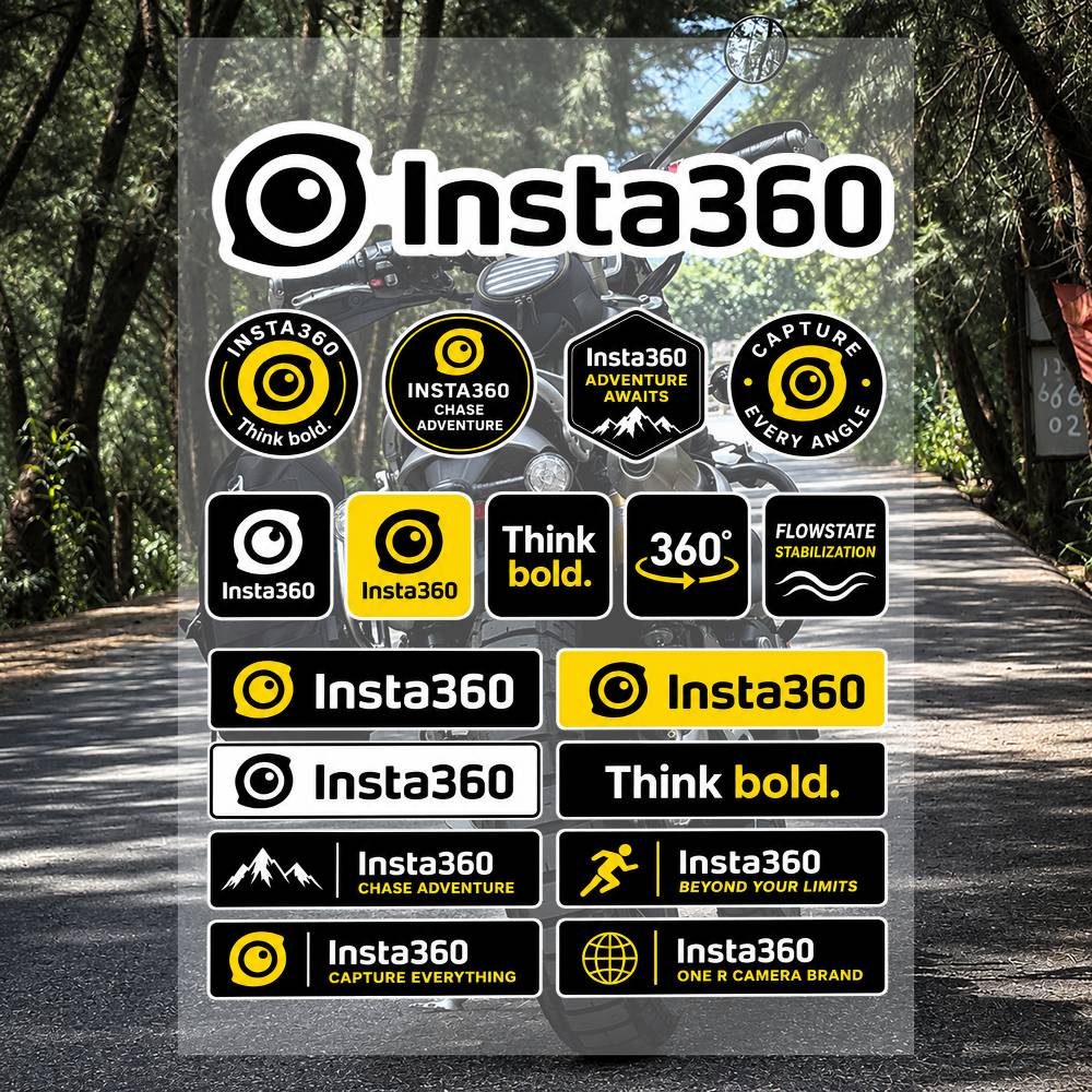 Streetwear Brand Stickers - A-I-Insta-A 3-360 Streetwear Merk Stickers Set