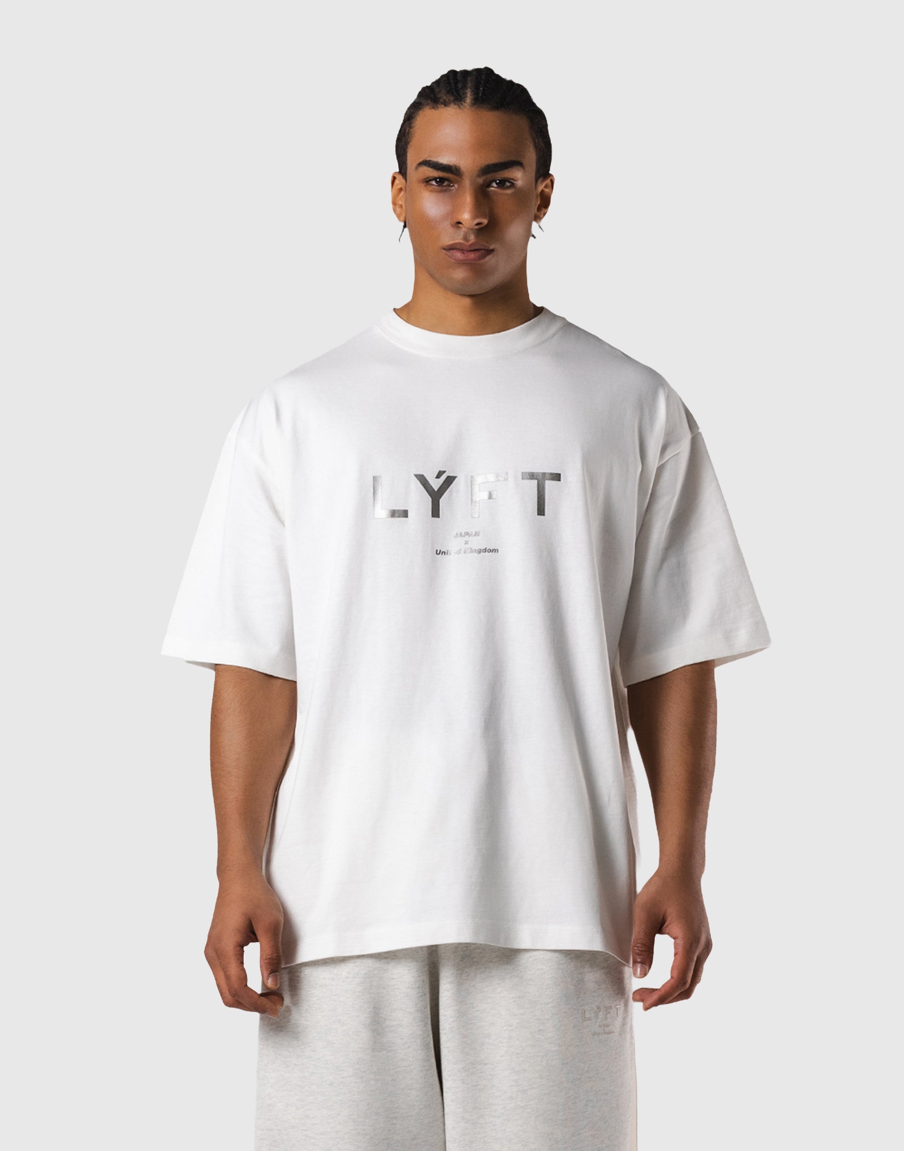 Streetwear Brands Logo - Wit klassiek logo, groot LYFT GYM,