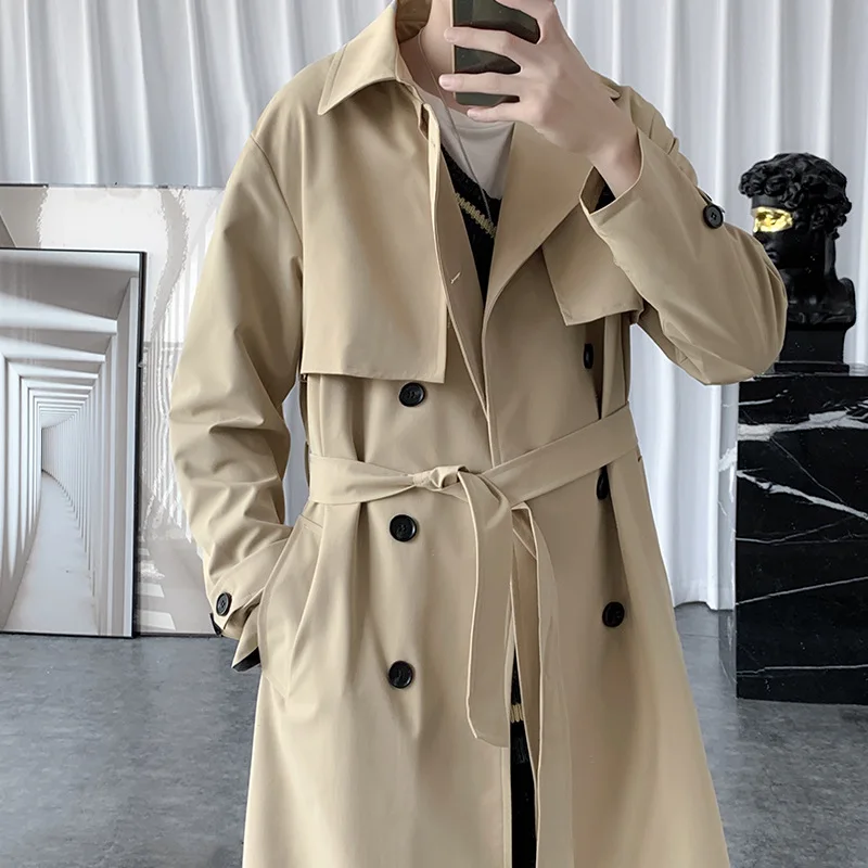 Streetwear Brand Jacket - Modemerk Heren Business Windjack Lange Jassen