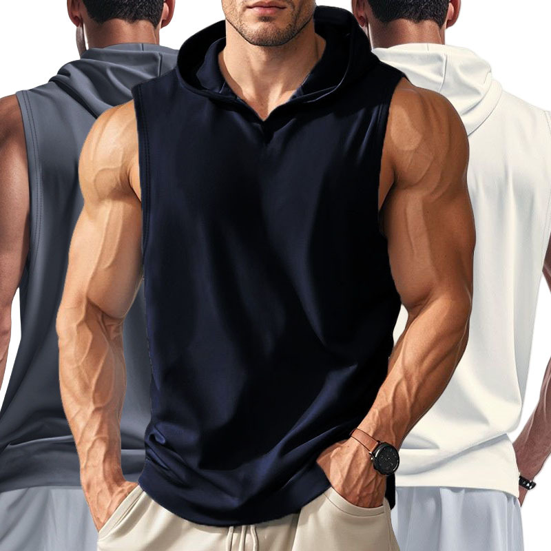 Urban Streetwear Brand - Gym Effen Kleur 2026 Gloednieuwe Heren