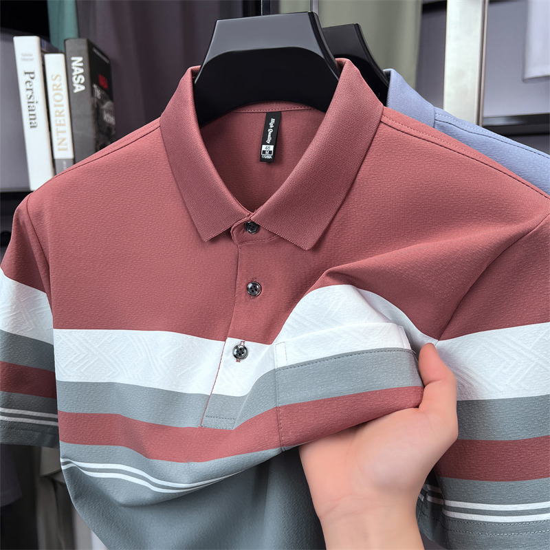 Urban Streetwear Brand - Hoge kwaliteit merkpoloshirt van zijde-katoen met
