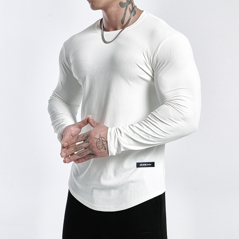 Urban Streetwear Brand - Trendy gestreept merk fitness ademend hardloop