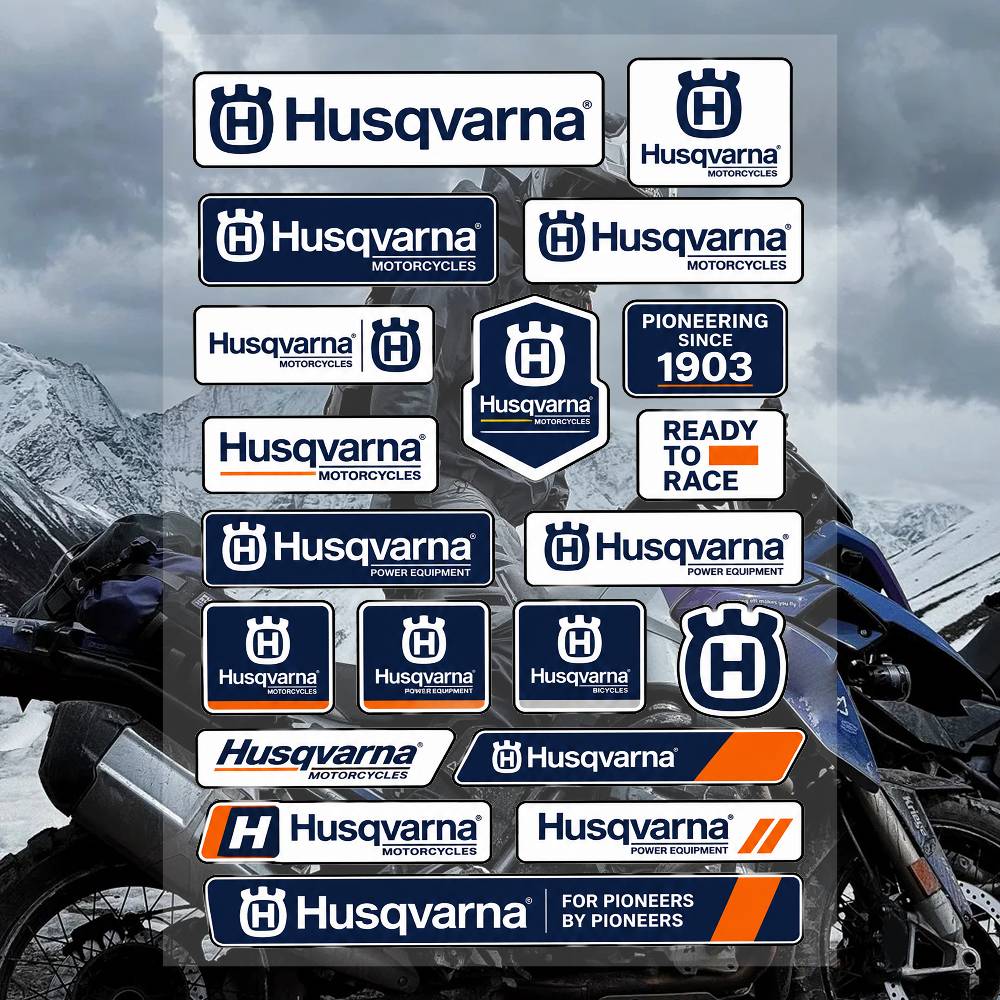 Streetwear Brand Stickers - A-Husq-svasr-na Streetwear Merk Stickers Set Waterdichte