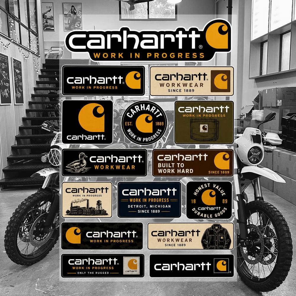 Streetwear Brand Stickers - Waterdichte vinyl stickers voor auto, motor,