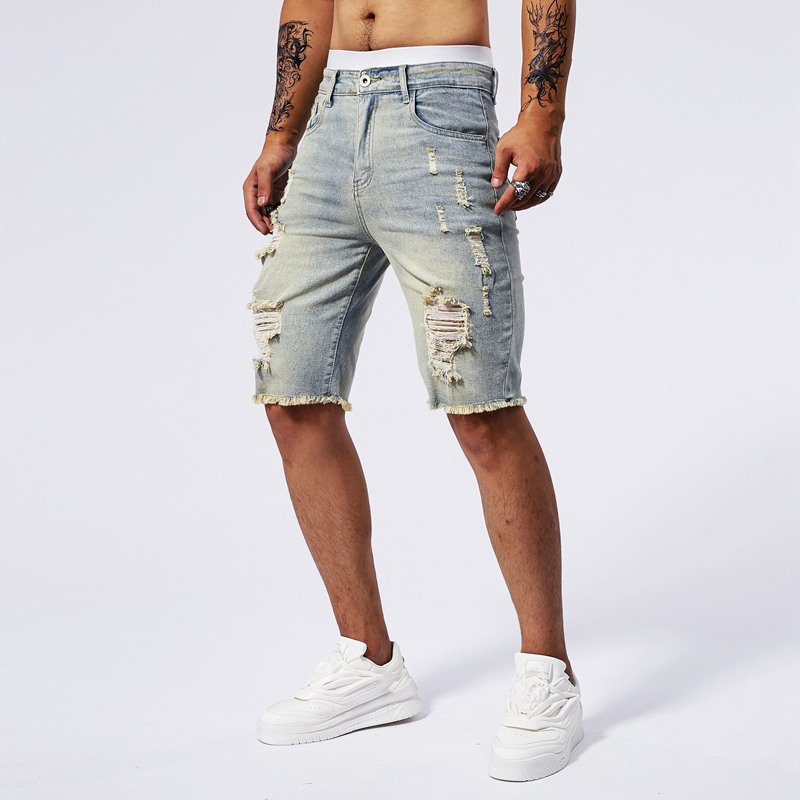 2025 Zomer Nieuwe mannen Gesch - Streetwear Brand Denim recensie en prijs