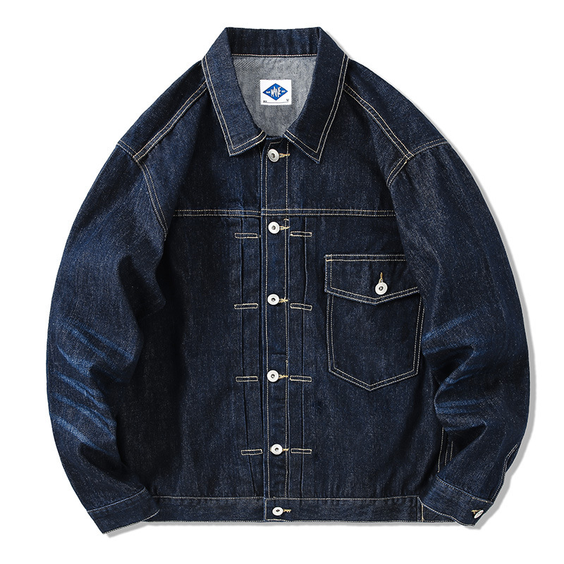 Tij Merk Donkerblauw Denim Jas - Streetwear Brand Jacket recensie en prijs