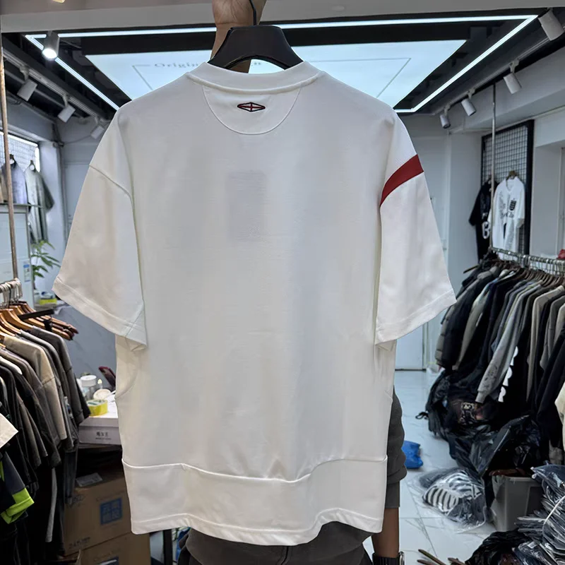 Retro kleurblokkering patchwor - Cactus Jack Tee recensie en prijs