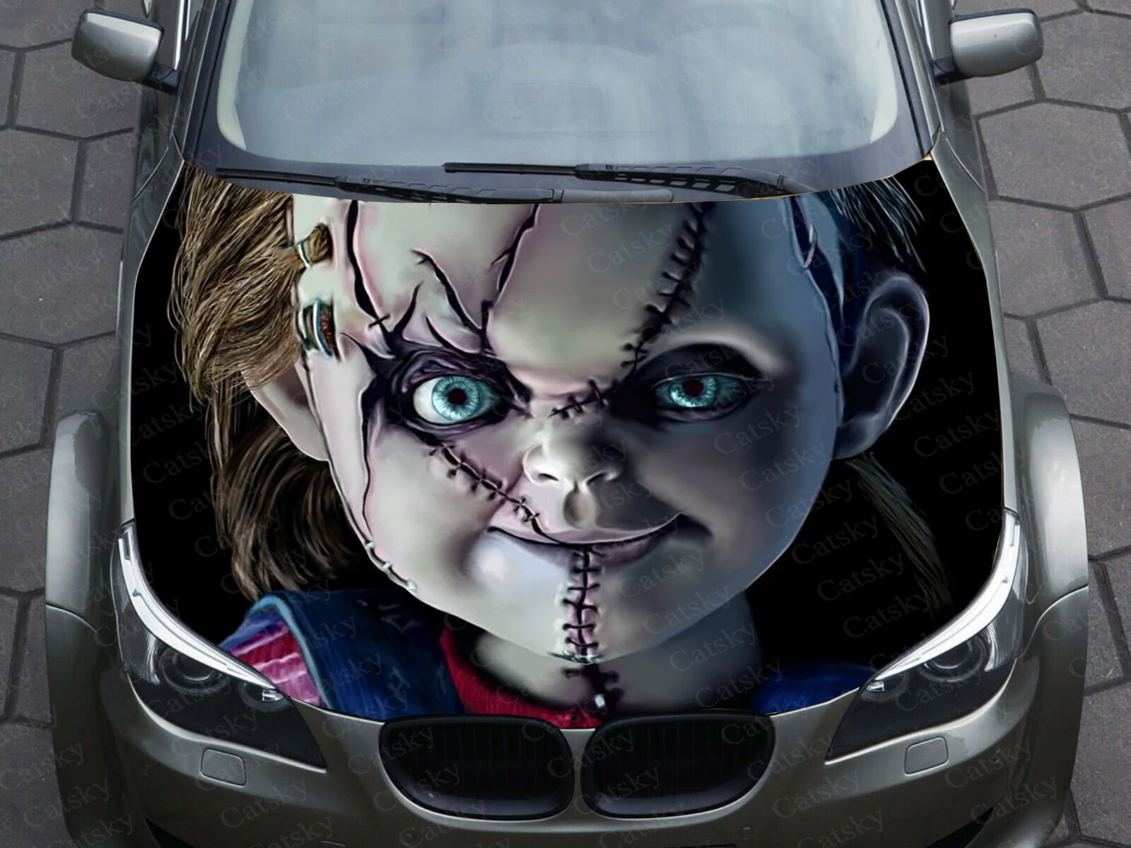 Chucky Horror Films Auto Decal - Streetwear Brand Stickers recensie en prijs