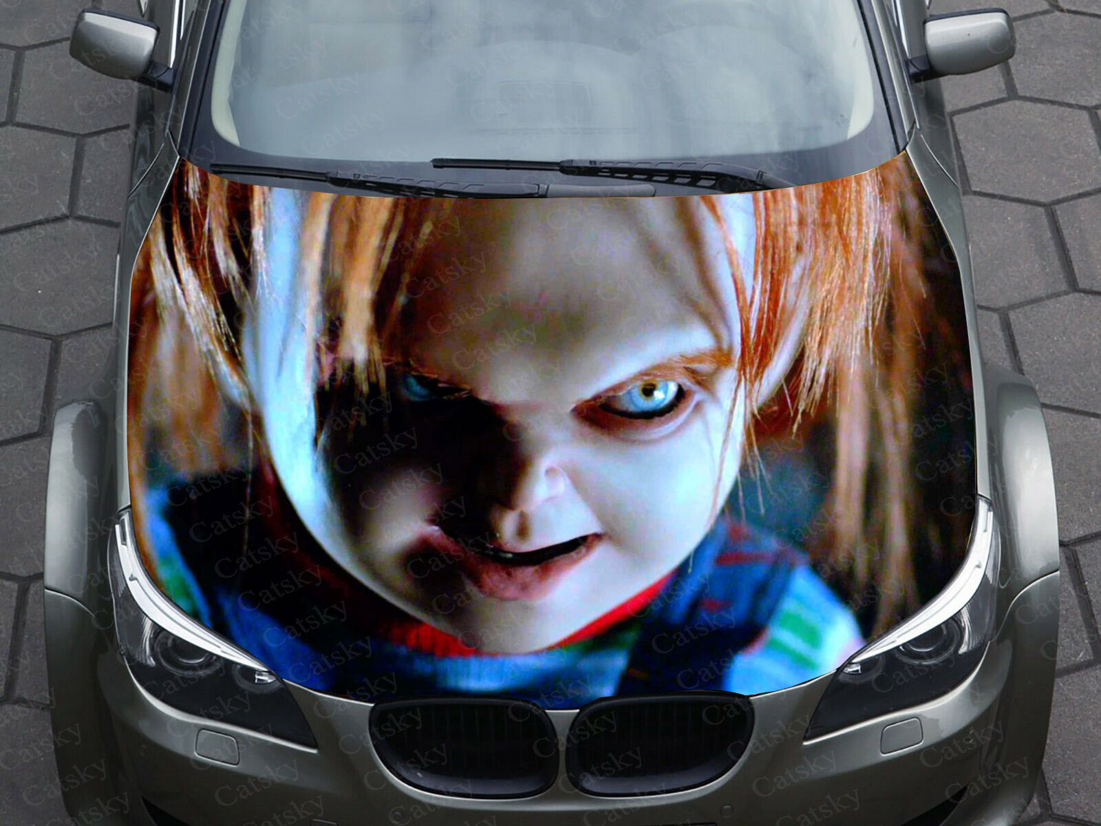 Chucky Horror Films Auto Decal - Streetwear Brand Stickers recensie en prijs