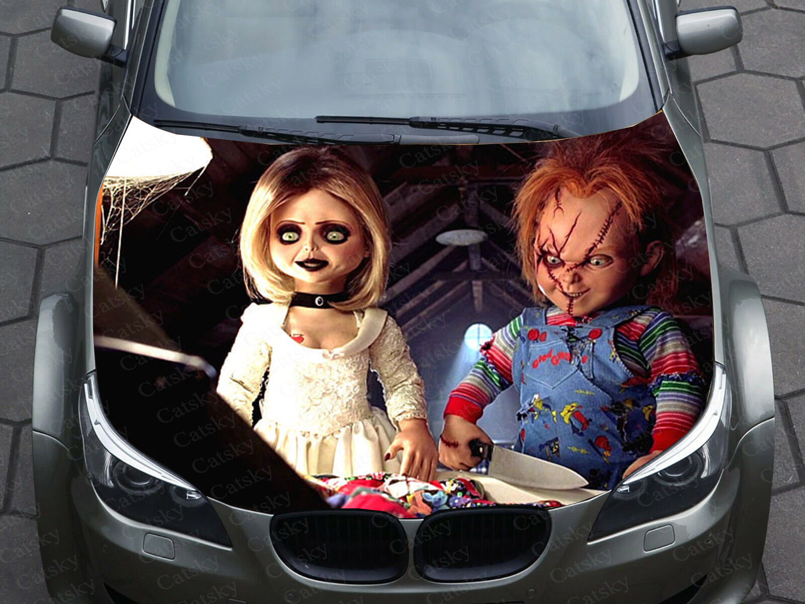 Chucky Horror Films Auto Decal - Streetwear Brand Stickers recensie en prijs
