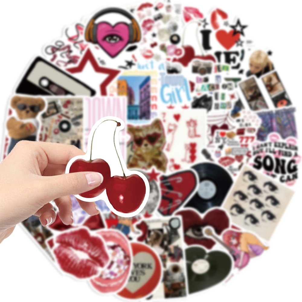 50/100 stks Downtown Meisjes E - Streetwear Brand Stickers recensie en prijs