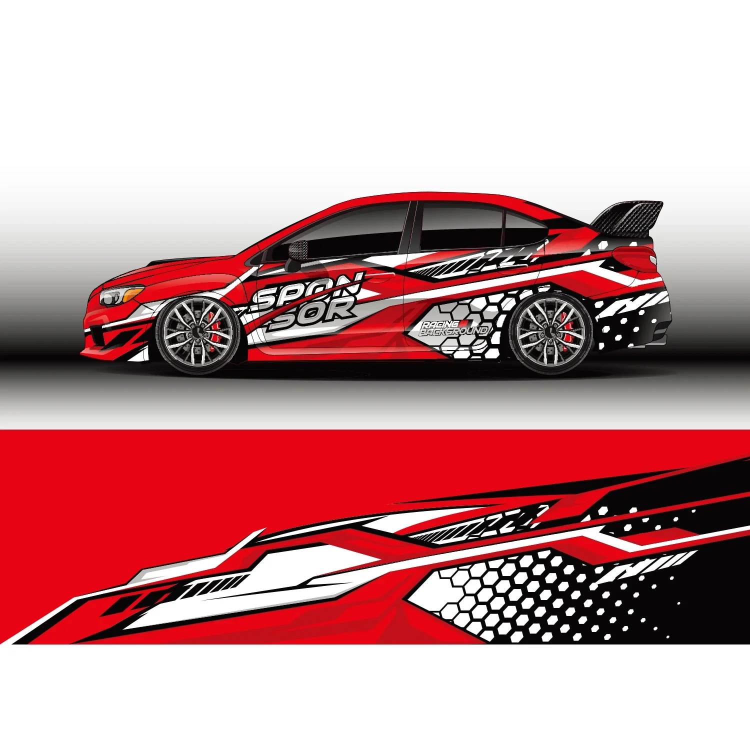 Streep Auto Auto Full Wrap Sti - Streetwear Brand Stickers recensie en prijs