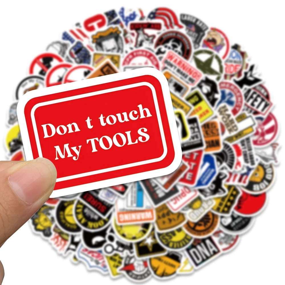 98PCS Grappige harde hoed merk - Streetwear Brand Stickers recensie en prijs