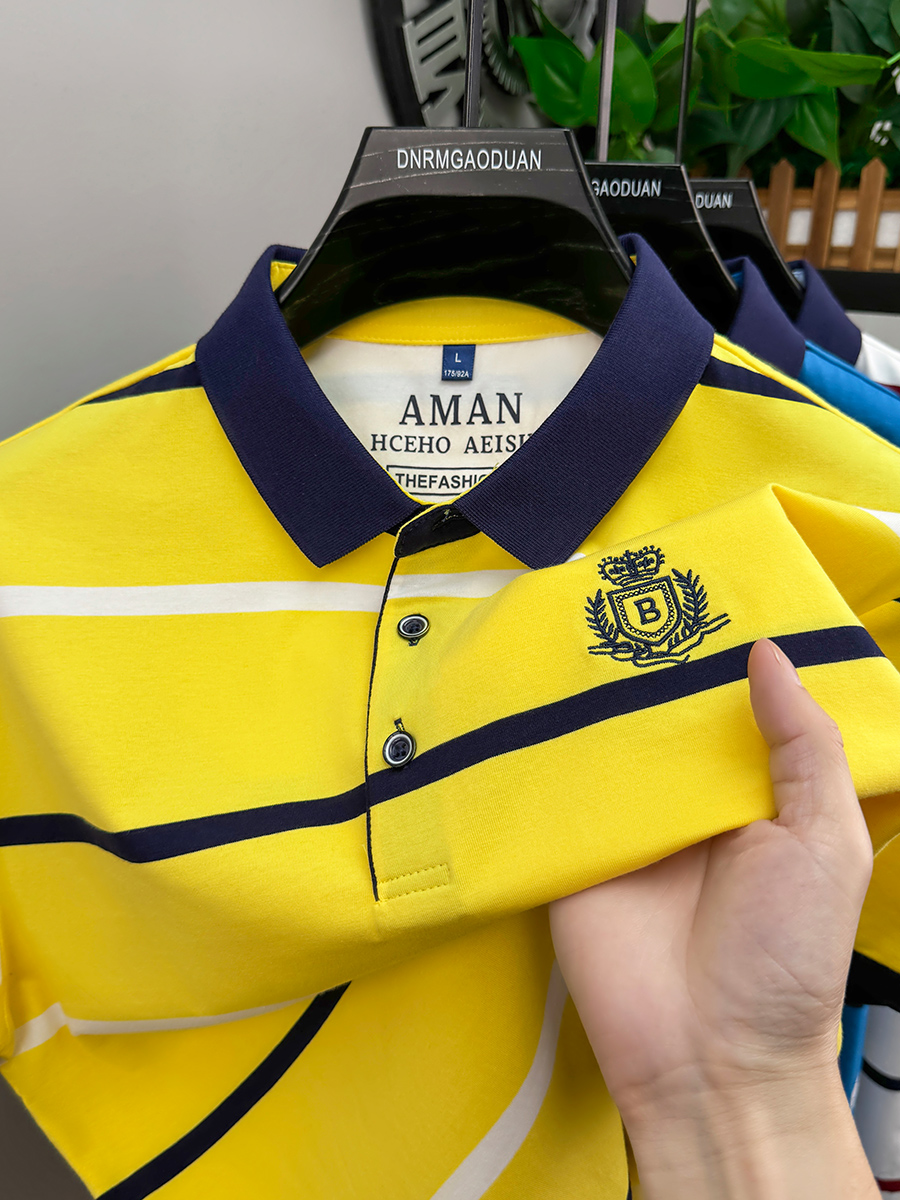Mode gestreept herenpoloshirt  - Urban Streetwear Brand recensie en prijs